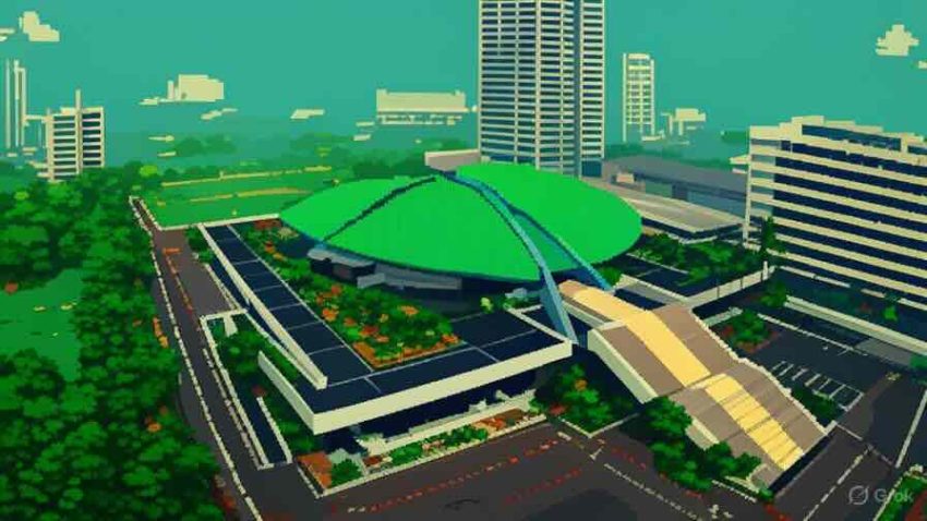 Gedung DPR RI Minecraft