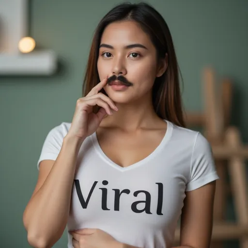 video viral cukur kumis tiktok